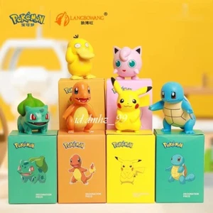 6 PCS/SET - Pokemon Bulbasaur Psyduck Bulbasaur Figure 3 inch LANGBOWANG TOYS - Picture 1 of 8
