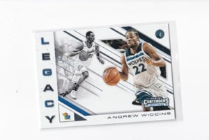 Andrew Wiggins 2018 Panini Contenders selecciones de draft inserción de legado - se envía gratis - Imagen 1 de 23