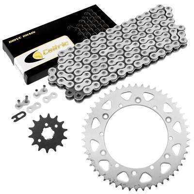 Kit de cadena de transmisión y piñones para Yamaha IT250 YZ250 YZ465 YZ490 Foto 1 de 4