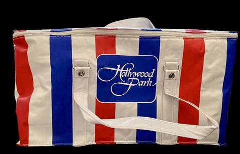 *RARE* Vintage Hollywood Park Horse Racing Racetrack Cooler Bag Cover