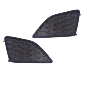 RH+LH Side Black Front Bumper Fog Light Cover Bezel For 2009-2010 Toyota Corolla - Picture 1 of 12