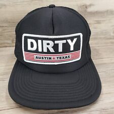 Dirty Patch Hat Cap Snapback Austin TX Mesh Back Blue Adjustable