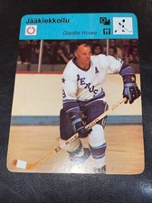 1977 Sportscaster Finnish #07-168 Gordie Howe