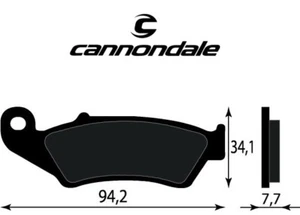 FRONT BRAKE PAD CANNONDALE MX 400 400 2000 2001 2002 - Picture 1 of 1