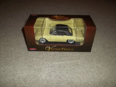 1962 Ford Thunderbird Sport Roadster Die Cast Car Mint ARKO Products 1/32 Yellow - Image 1 of 4