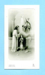 SANTINO RICORDO DELLA PRIMA COMUNIONE IMAGE PIEUSE - HOLY CARD SANTINI - Foto 1 di 1