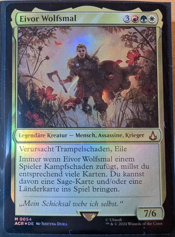 MTG | Eivor Wolfsmal / Eivor, Wolf-Kissed | NM | DE | ACR 0057 | FOIL - Bild 1 von 1