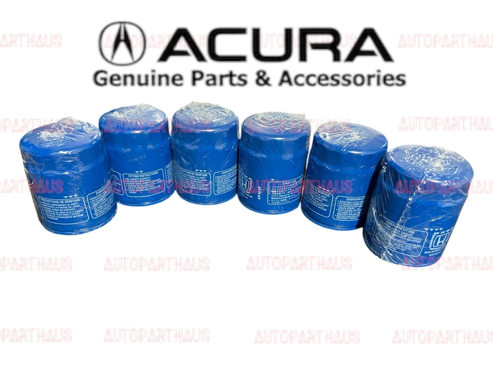 04 - 14 ACURA TSX 油过滤器 6 包 正品 原始设备制造商 全新 — 第 1/3 张图片