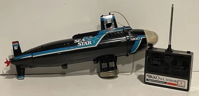 SUBMARINO NIKKO SEA STAR R/C 1/250 NO PROBADO TAL CUAL con control remoto sin baterías Foto 1 de 4
