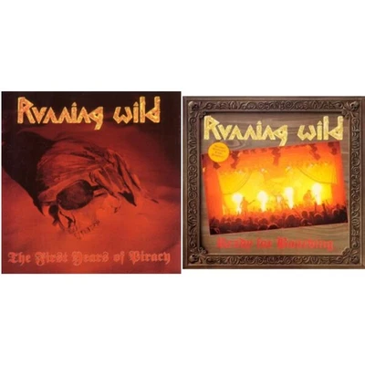 Running Wild - Ready For Boarding (2LP/Orange Vinyl) & First Years Of Piracy - Image 1 of 3