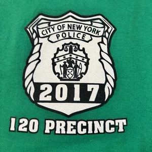 NYPD 120th Precinct 2017 Fighting Irish Police T-Shirt Gr. L - Bild 1 von 7