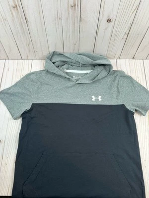Under Armour Hoodie Youth XL Heatgear Short Sleeve Hooded Pullover Boys Kids - Image 1 of 4
