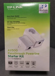 TP-Link AV500 Passthrough Powerline Starter Kit, Model No. TL-PA4016P - Bild 1 von 5