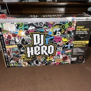 DJ HERO PlayStation 3 Bundle W/ Turntable Dongle And DJ Hero Game. No Manual - Picture 1 of 4