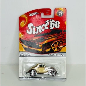 Hot Wheels Since 68 Hot Rods Series 3-Window '34 Redline Tires #2/10 NEW - Picture 1 of 6