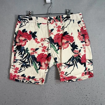 Pantalones cortos chinos Scotch & Soda para hombre con estampado floral talla 30 mezcla de algodón Foto 1 de 4