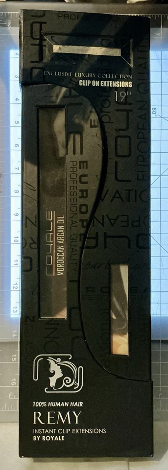 Extensiones de clip de cabello 100 % humano Remy Royale Pro 19" EXPRESSO MARRÓN 01 Foto 1 de 3
