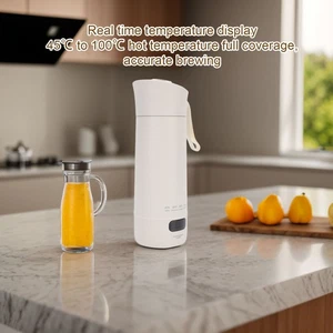 Caldera de agua caliente pequeña 400 ml acero inoxidable calefacción rápida calentador de agua portátil - Imagen 1 de 18