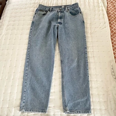 Vintage Calvin Klein Stone Washed Jeans Women's 33 (Fits 31) High-Waisted  - Image 1 of 4