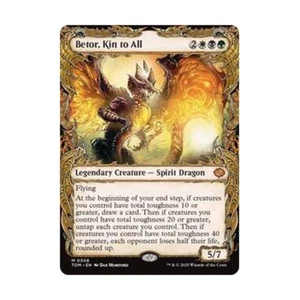 WOTC Tarkir: Dragonstorm Betor, Kin to All (Showcase) (MR) (Foil) NM - Picture 1 of 1