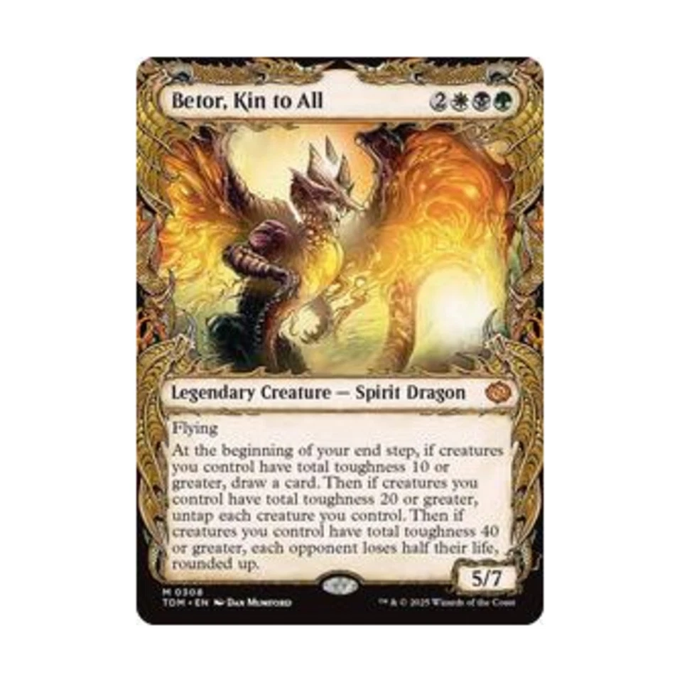 WOTC Tarkir: Dragonstorm Betor, Kin to All (Showcase) (MR) (Foil) NM - Image 1 of 1
