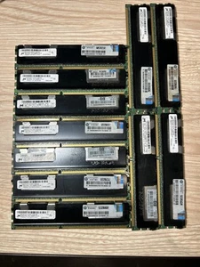 Eleven (11) MICRON 8GB 2RX4 PC3L-10600R ECC DIMM MT36KSZF1G72PZ-1G4D1DD - Picture 1 of 1