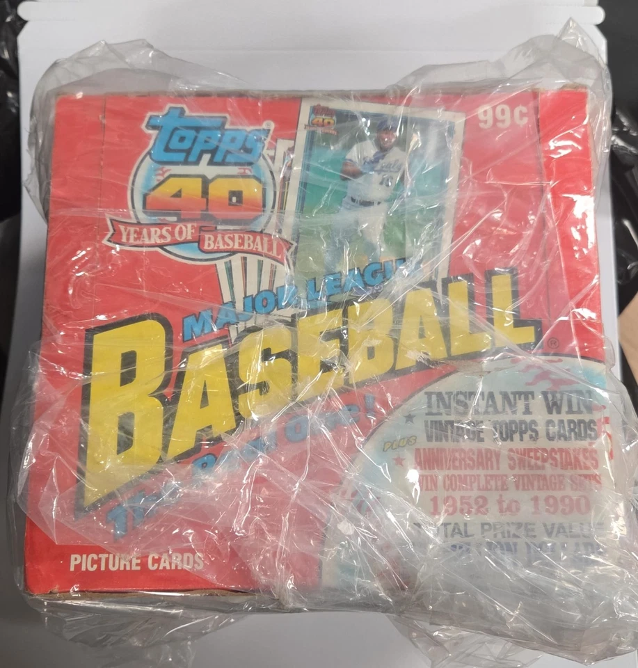 (2) LOTE de 48 paquetes de tarjetas de béisbol Topps 1991 Chipper Jones HOF RC año Foto 1 de 1