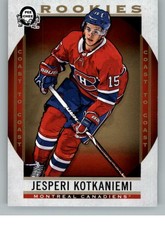 2018-19 O-Pee-Chee Coast to Coast #190 Jesperi Kotkaniemi RC (ref 125840)