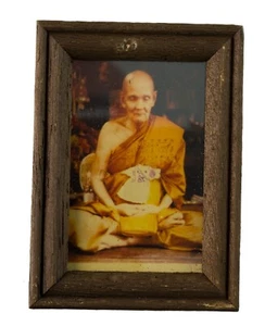 Cadre photo Luang phor Doo - Moine célèbre bouddhiste de Thaïlande- 2586 - Picture 1 of 4