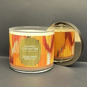 CALYPSO CELEMNTINE Candle BATH & BODY WORKS 14.5 oz Large 3-Wick Candles - Picture 1 of 5