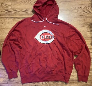 Nike Cincinnati Reds Mens Hoodie Sweatshirt Medium - Picture 1 of 3