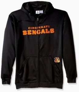 Cincinnati Bengals Full Zip Hoodie Therma Base Plus Size Double Logo NFL - Picture 1 of 1