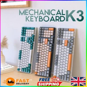 K3 Wired Gaming Keyboard LED Backlight 100 Keys Mechanical Gaming Keyboard Wired - Picture 1 of 15