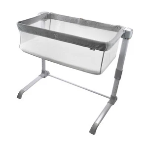 Ingenuity SwaddleMe Beginnings Compact Multi Position Baby Bassinet, Gray Tweed - Picture 1 of 11