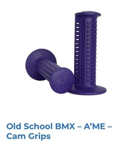 A’ME CAM BMX GRIPS PURPLE - Picture 1 of 2