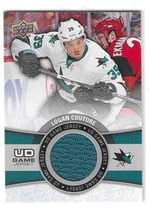 2015-16 UPPER DECK LOGAN COUTURE GAME-WORN JERSEY #GJ-LC SAN JOSE SHARKS - Picture 1 of 2