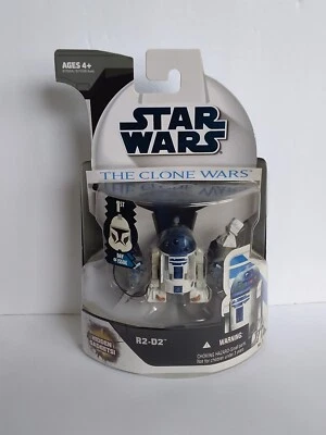 2008 Hasbro Star Wars The Clone Wars 3.75" R2-D2 Action Figure Sealed No. 8 - Image 1 of 4