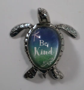 X1 Be kind MESSAGGIO TARTARUGA MARINA statuina intera - Foto 1 di 11