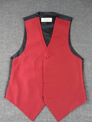Tuxedo Formal Wear Vest Jean Yaes Size XS Red Steampunk - Image 1 of 4