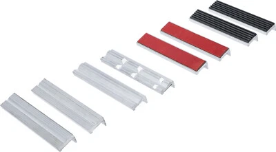 BGS Schraubstock Schutzbacken 8 Sätze Schonbacken 150 mm Magnet Aluminium - Bild 1 von 4