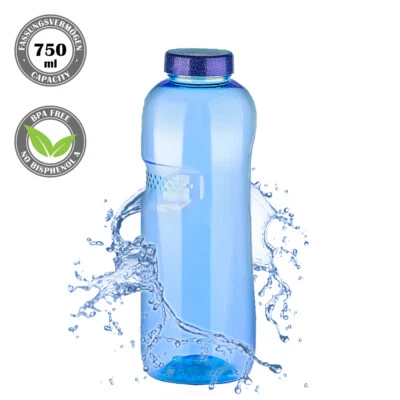 1 x Tritan Trinkflasche 750ml (BPA frei) Flasche Sport Wasser 0,75L Kavodrink - Bild 1 von 4