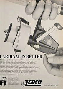 1969 VINTAGE PRINT AD - ZEBCO CARDINAL FISHING REEL AD - CARDINAL IS BETTER - Picture 1 of 1