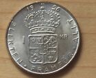 1956 Sweden 1 Krona Silver