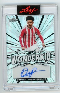 2022 Leaf Metal Soccer #WK-DWP D'Margio Wright-Phillips Wonderkid Silver /40