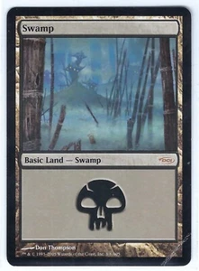 DCI Swamp 3/8 A05 (Bent Corner) Arena League 2005 – MTG Magic the Gathering Card - Picture 1 of 2