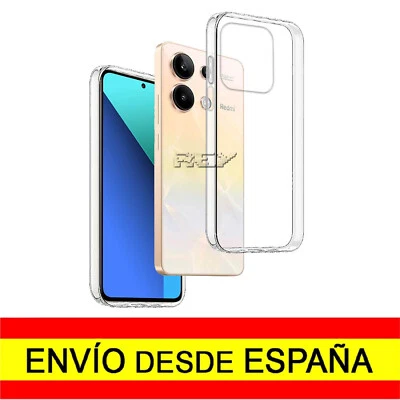 REY® Funda Silicona para XIAOMI REDMI NOTE 13 4G Carcasa TPU Transparente s1677