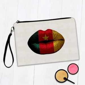 Gift Makeup Bag : Lips Cameroonian Flag Cameroon Expat Country - Picture 1 of 3