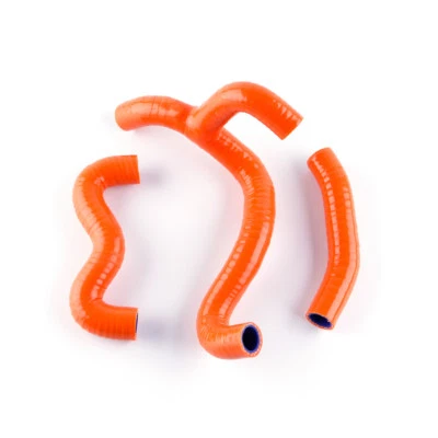 Manguera de radiador de silicona naranja para KTM 50SX 2012-2018 2013 2014 2015 2016 2017 Foto 1 de 4