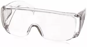 Birdz Eyewear Lab Safety Glasses Fits Over Prescription Glasses Clear Lens - Picture 1 of 3