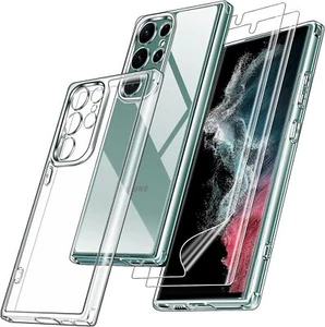 3-in-1 Handyhülle für Samsung Galaxy S23, S24, S24 Ultra mit 2X Schutzglas - Bild 1 von 10